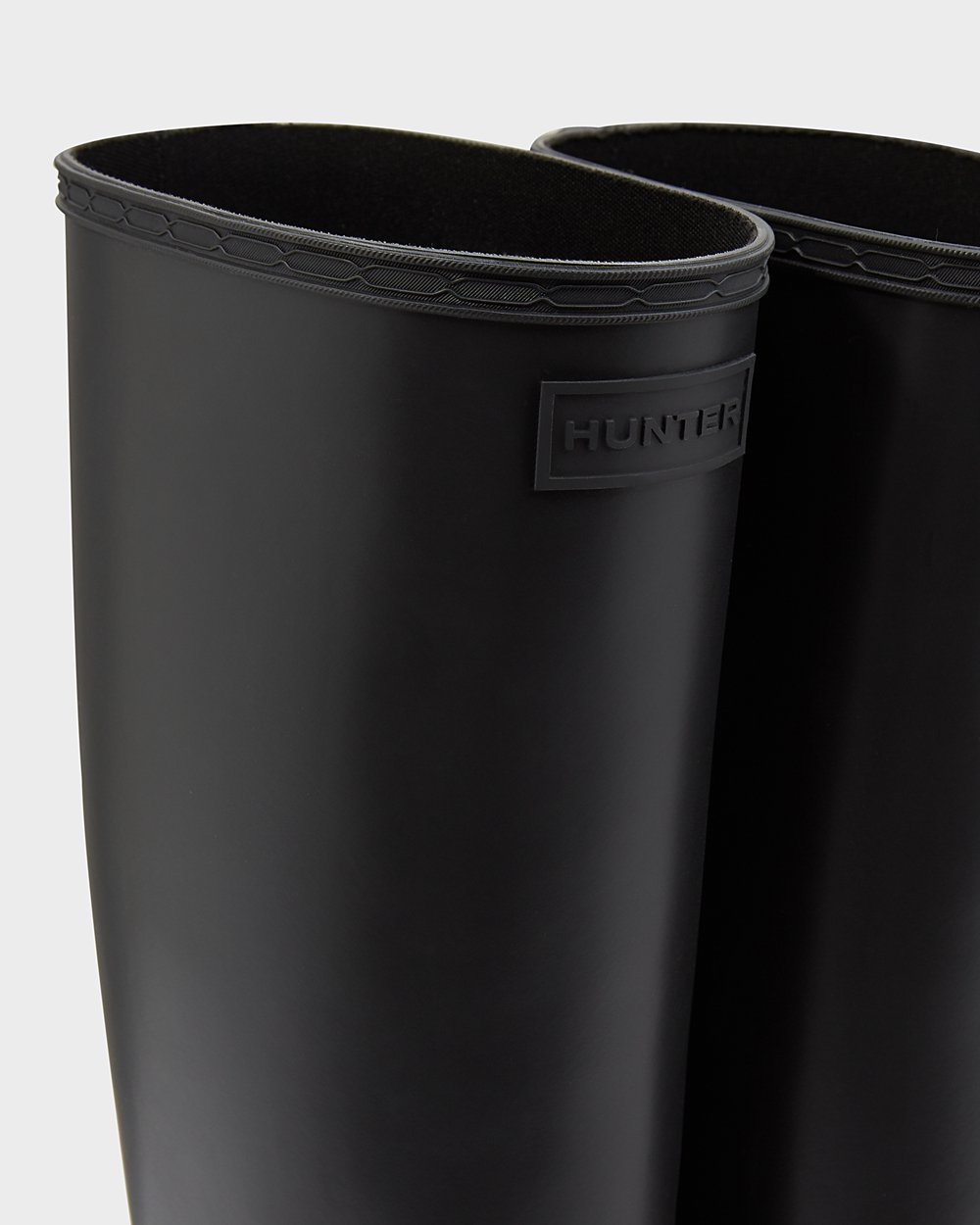 Hunter Refined Slim Fit Tall Creeper Boots - Clearance Sale Womens Black - FCXBZU269